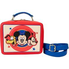 Röda Axelremsväskor Loungefly Mickey And Friends Classic Crossbody Bag Disney