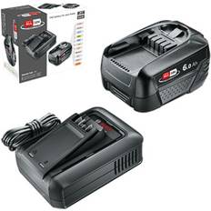 Bosch Professional, Werkzeugakku Ladegerät, 18V Starter-Set (18 V)