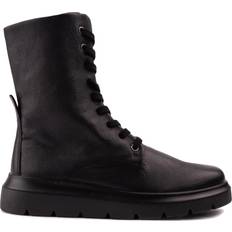 Ecco Boots ecco Women&#039 Nouvelle 216213-01001 Lace Up Military Combat Style Boots