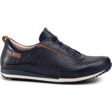Pikolinos Liverpool Leather Trainers Lace Casual - Blue