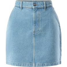 Nanushka Women's Zazou Mini Denim Skirt Blue