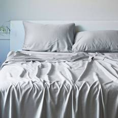 Textiles BedVoyage Luxury Bamboo Set Full 300 Thread Count Bed Sheet Gray