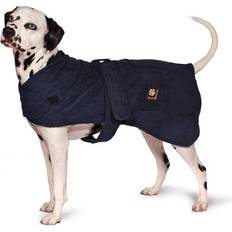 Danish Design Husdjur Danish Design Dog Bath Robe Navy 40 cm D11340