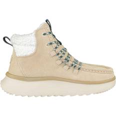 Hey Dude 47 Sko Hey Dude 41995 Wendy Peak Sand beige mocka hasselnöt stövel för dam, Sandbeige