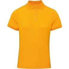 Women - Yellow Polo Shirts Premier (8 UK, Sunflower) Womens/Ladies Coolchecker Pique Polo Shirt