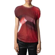 Multicoloured - Unisex Shirts Zadig & Voltaire Adele graphic-print vest unisex Modal/Organic Cotton Red