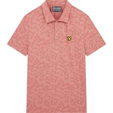 Rosa Polos Lyle & Scott Polo-Shirt Seafoam Jacquard Rose