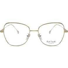 Paul Smith PSOP050 Davis 03 Rose-Gold Size Free Lenses HSA/FSA Insurance Blue Light Block Available Shiny Rose Gold (54)