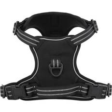 VidaXL Hundar - Hundhalsband & Selar Husdjur vidaXL Justerbar Hundsele L - Svart