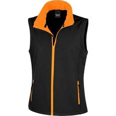 Fleece Westen Result Core Printable Soft Shell Bodywarmer Black