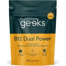Nutrition Geeks Vitamin B12 Dual Power 365 pcs