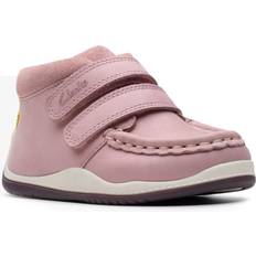 Pink Boots Children's Shoes Clarks Girl's Noodle Play T Girls First Boots Pink 4.5/G (Wide)