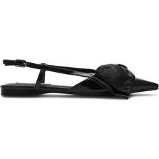 Steve Madden Dam Pumps Steve Madden Slingback Dazzled Ballerinas - Svart