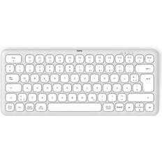 Hama Multi-Device Tastatur WK-500 Kabellos Funk u. BT Klein