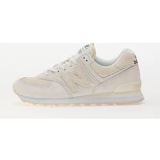 New Balance 574 - Vita Skor New Balance Kvinnor 574 White/Beige Leather