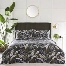 Portfolio Home Olive Botanicals Set - Double Duvet Cover Green