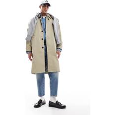 Herr - Trenchcoats Kappor & Rockar Jack & Jones Beige trenchcoat bomull-Naturlig