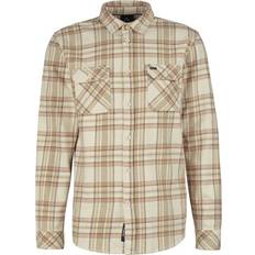 Rip Curl Herr Skjortor Rip Curl Griffin Flannel Shirt Skjorta Herr Färg beige