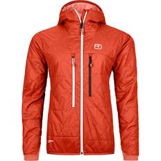 Ortovox Damen Swisswool Piz Boè Jacke rot