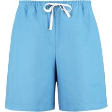 Gucci Shorts Gucci x Freya Hartas bee-embroidered canvas shorts men Cotton Blue