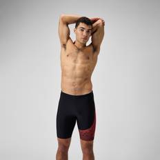 Speedo Medley Logo Jammer - Black/Red