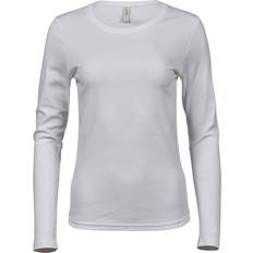 Tee jays (L, White) Womens/Ladies Interlock Long-Sleeved T-Shirt