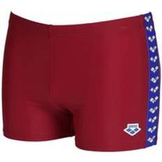 Rouge Maillots de Bain Arena Badeboxer Icons Solid Rouge