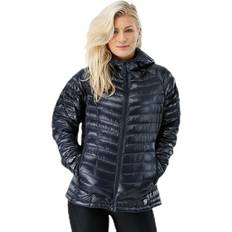 Mountain Hardwear Ghost Whisperer Hooded Down Jacket Black/Grey, Female, Kläder, jackor, Svart/Grå