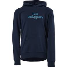 Peak Performance Blåa Skjortor Peak Performance Junior Original Hood Blue Shadow- Unisex, Kläder, Skjortor, 160