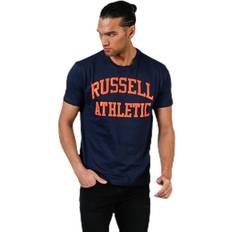 Russell Athletic Herr T-shirts Russell Athletic Iconic S/S Tee Blue, Male, Kläder, T-shirt, Blå