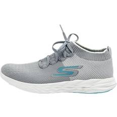 Skechers Dame Løpesko Skechers Womens Go Run White/Grey, Female, Sko, Løbesko, Løb, Hvid/Grå