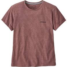 Patagonia Women T-shirts Patagonia P-6 Logo Responsibili T-Shirt - Mauve