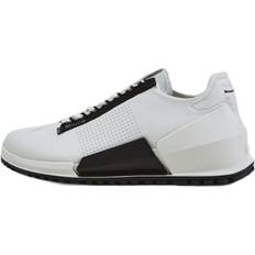 Ecco Uomo Scarpe da Corsa ecco Biom 2.0 Low Lea White, Male, Sko, Sneakers, Hvid