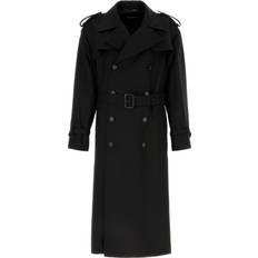 Dolce & Gabbana Coats Dolce & Gabbana Trench Black (IT 48)