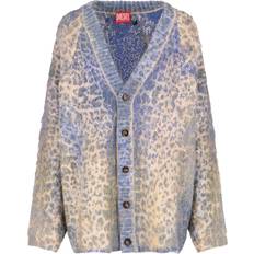 Diesel Herre Trøjer Diesel Animalier Cardigan Blue