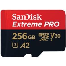 SanDisk SanDisk microSDXC 256GB Extreme Pro A2 C10 V30 UHS-I U3