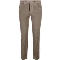 Ribbed Jeans Jacob Cohën Rillet Fløyel Gulrot Passform Bukser Gray