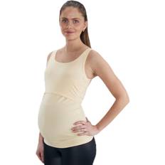 Classic Tank Top Beige, Female, Kläder, Tops, Beige