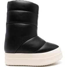 Rick Owens Boots Rick Owens Mega Bumper Lunar boots women Rubber/Calf Leather/Fabric Black