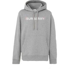 Burberry Hoodies Jumpers Burberry 'farley' hooded sweatshirt grey
