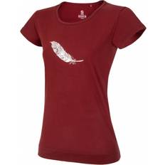 Ocun Classic T Organic Feather T-Shirt - Rouge