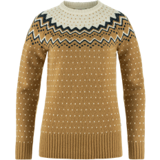 Fjällräven Women's Övik Knit Sweater Wollpullover Gr braun/beige