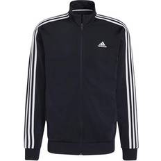 Jacke adidas Primegreen Essentials Warm-Up 3-Stripes Bleu