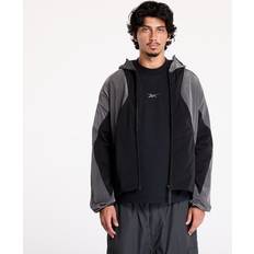 Reebok Oberbekleidung Reebok Jacke Running Hooded Jacket Black/ Misty Grey