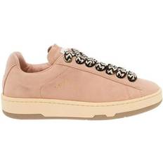 Lanvin Dam Skor Lanvin Pink Suede Curb Lite Sneakers Pale Pnk (IT 40)