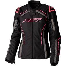 Rst s 1 Rst ladies womens s-1 ce textile jacket motorbike motorcycle black neon pink Woman