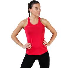 Titan Linnen Dobsom Titanium Singlet Red, Female, Kläder, Tops, Löpning, Röd