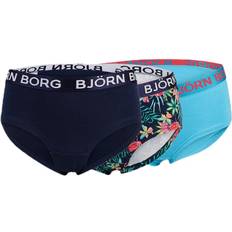 Pojkar Kalsonger Barnkläder Björn Borg Exotic Mini 3-Pack Junior Blue, Unisex, Kläder, Underkläder, Blå 146/152