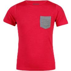 Bergans Överdelar Bergans Myske Wool Kids Tee Red, Unisex, Kläder, T-shirt, Röd