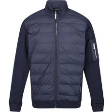 Clothing Regatta Mens Colliston Baffled Fleece Jacket (Navy)